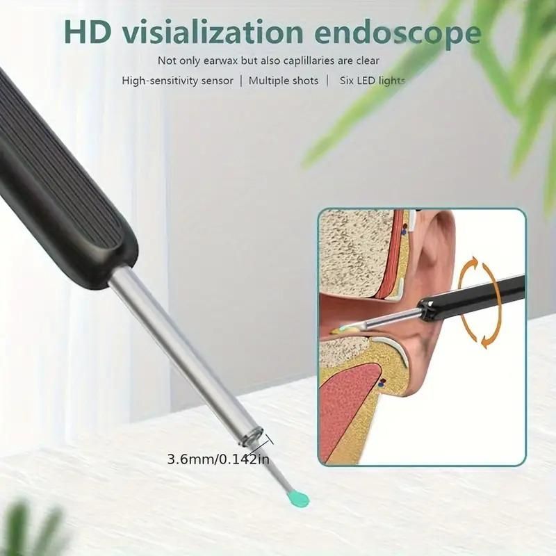 Smart Visual Ear Wax Cleaner with 8 MP HD Wi-Fi Camera