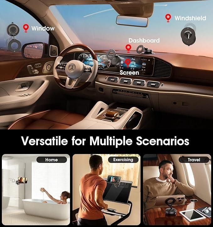 Vacuum Suction Magnetic Mobile Holder