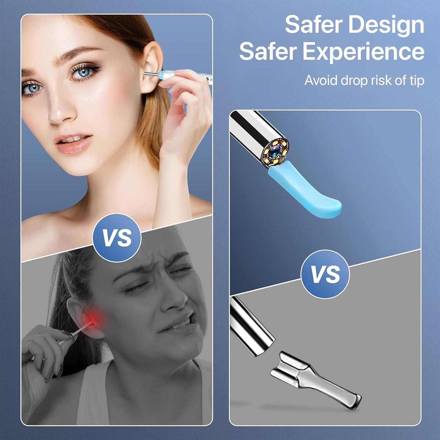Smart Visual Ear Wax Cleaner with 8 MP HD Wi-Fi Camera
